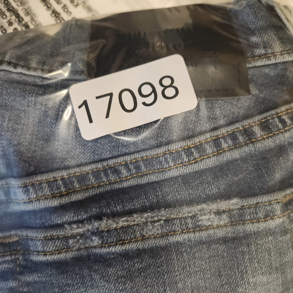 Abercrombie & Fitch Athletic Skinny Jeans Mens 28x30 Light Wash Mid Rise Stretch - Picture 11 of 11